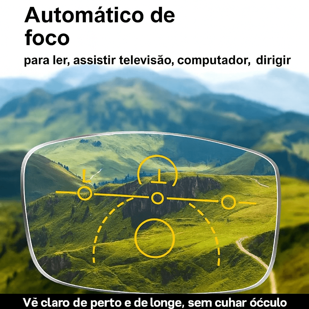 Óculos Inteligentes Anti-Raios - Vision™ + Capa de Couro + Frasco Limpa-lentes 500ml Gratis