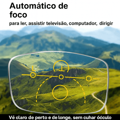 Óculos Inteligentes Anti-Raios - Vision™ + Capa de Couro + Frasco Limpa-lentes 500ml Gratis